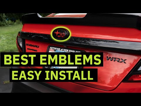 BEST Front & Rear Emblems For The 2022+ Subaru WRX [JXR Performance]