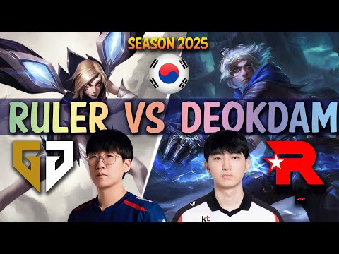 GEN Ruler vs KT deokdam - Ruler KAI'SA vs deokdam EZREAL ADC - Patch 15.5 KR Ranked | lolrec