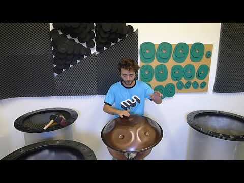 Spacedrum® handpan Low Hitzaz 8 notes/60 cm