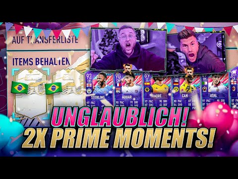 Video Thumbnail: OMFG!! 2x Brasilien PRIME ICON MOMENTS im PACK ??? Das HEFTIGSTE Pack Opening auf YOUTUBE!! FIFA 21