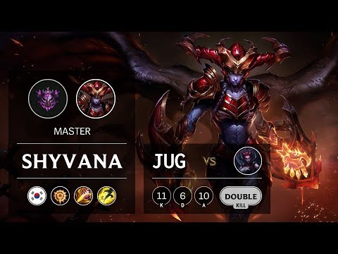 Shyvana Jungle vs Elise - KR Master Patch 9.20