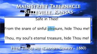 Hide Thou Me (Crosby/Lowry - 1880) - Piano Version
