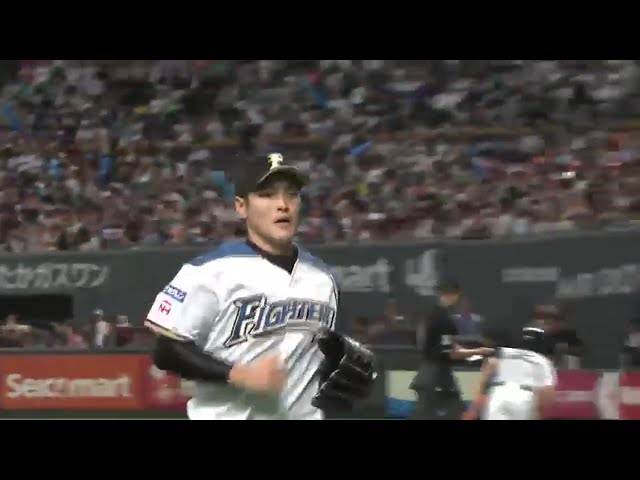 【7回表】決めたぞバースデーワンツースリー!! ファイターズ・鍵谷が好救援!!  2016/9/23 F-E