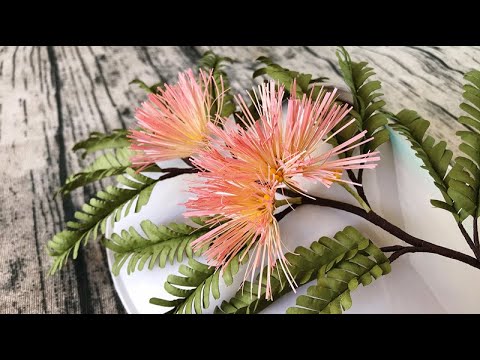 ABC TV | How To Make Powder Puff Flower #1 - Craft Tutorial