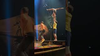 Banquine training under the Big Top! 🎪🌟 #KURIOS | Cirque du Soleil