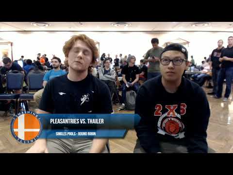 Show Me Your Moves 18 - Pleasantries (Samus) vs. Thailer (Falco) - SSBM - Singles Pools