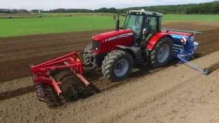 [2016]秋播き小麦播種　HE-VA　Front-Pakker ＋LEMKEN Saphir 7＆Zirkon 12
