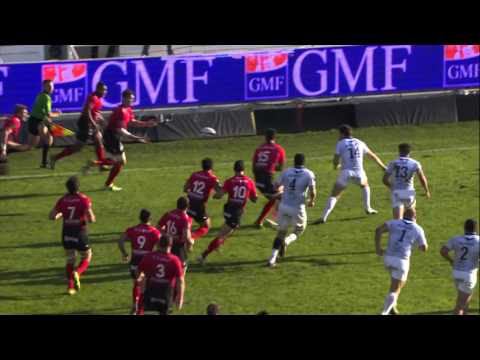 TOP 14 - Toulon-Montpellier: 52-8 - Essai 1 Lachie Turner (TLN) - J8 - Saison 2015/2016