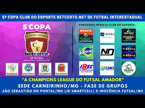 SÃO SEBASTIÃO DO PONTAL/MG (JR SMARTCELL) X INOCÊNCIA FUTSAL/MS