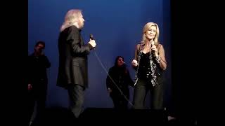 Barry Gibb  and Olivia Newton John with The Heart Knows
