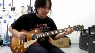 Video thumbnail for ทดลองเสียงกีตาร์ Gibson Les Paul Studio '50s Tribute Humbucker Clean Sound by chatreeo