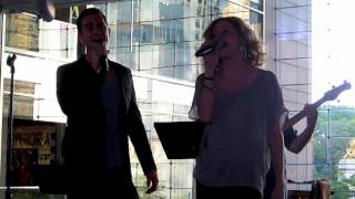 Caissie Levy, Richard Fleeshman - "Here Right Now" (from "Ghost") (Live at Columbus Circle)