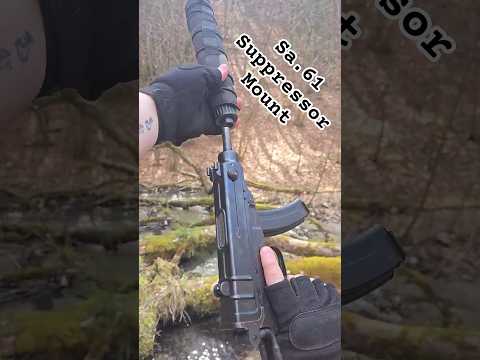 Sa61 suppressor mount#scorpio #shorts #foryou #airsoft #hunting #gaming #fps #pov #gun #nature #asmr