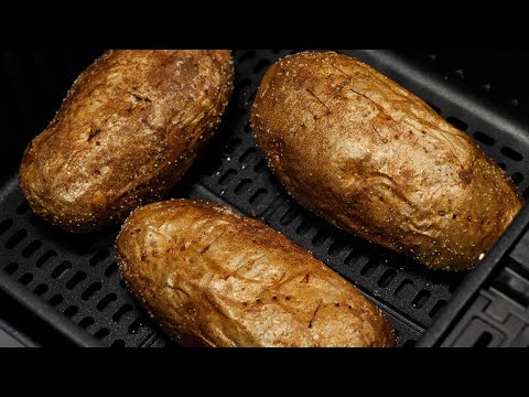 Air Fryer Baked Potatoes - How To Cook Baked Potatoes in the Air Fryer