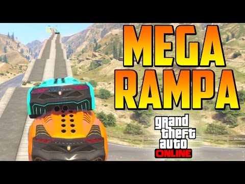 MEGA RAMPA LARGUÍSIMA!! - Gameplay GTA 5 Online Funny Moments