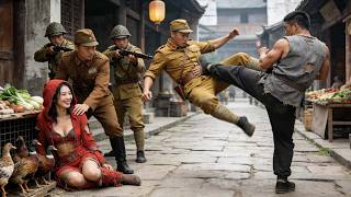 Download lagu Japanese troops bully street vendor—unaware a top master backs her,sending them flying with one kick mp3