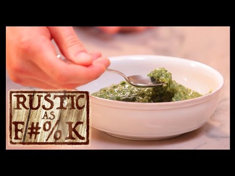 Easy, Delicious DIY Pesto! - Rustic As F#%K