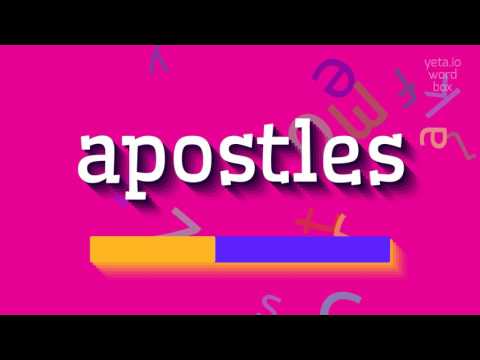 APOSTLES - HOW TO PRONOUNCE APOSTLES? #apostles