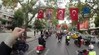 preview picture of video '29 Ekim Cumhuriyet Bayramı Motorsiklet Korteji 29.10.2014'