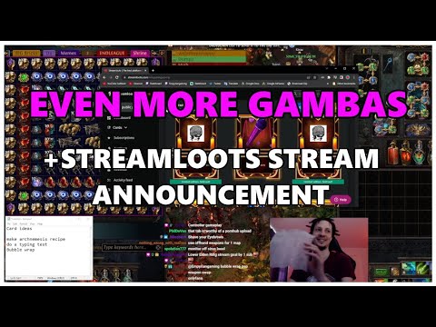 [PoE] Even MORE gambas & Streamloots stream announcement - Stream Highlights #619