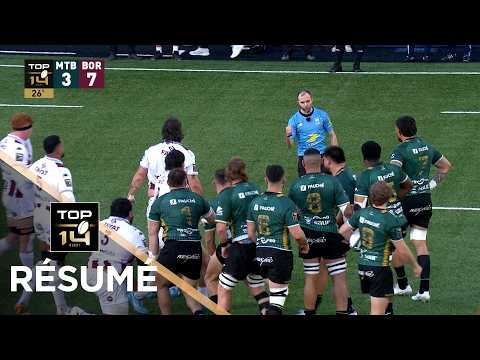 TOP 14 Saison 2025-2026 J16 - Résumé US Montauban - Union Bordeaux-Bègles