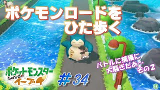【ピカブイまったり女性実況】野生ポケモンの宝庫！？ポケモンロードを行く！！【レッツゴーイーブイ】