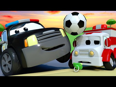 A Super Patrulha - O mistério do futebol - Cidade da Carro 🚓 🚒 Desenhos Animados para Crianças