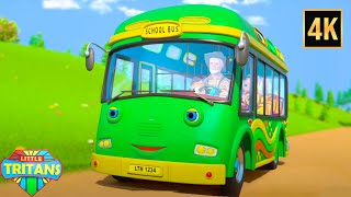 Wheels on the Bus + More Vehicle Rhymes   Educational Songs for Kids