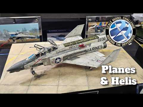 Scale Model Challenge - Planes & Helis - 4K - Impressions - Model Building Exhibition - 2025