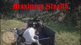 Smoothest way to rob the wagon of Medicine / Red Dead Redemption 2