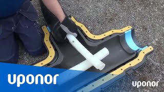 Uponor Q&E VLD M18 – Installation av Ecoflex T-skarvsats