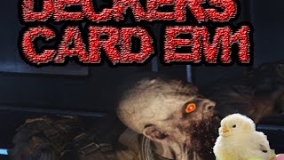 Call of Duty Exo Zombies Easter egg Deckers card Easiest method EM1