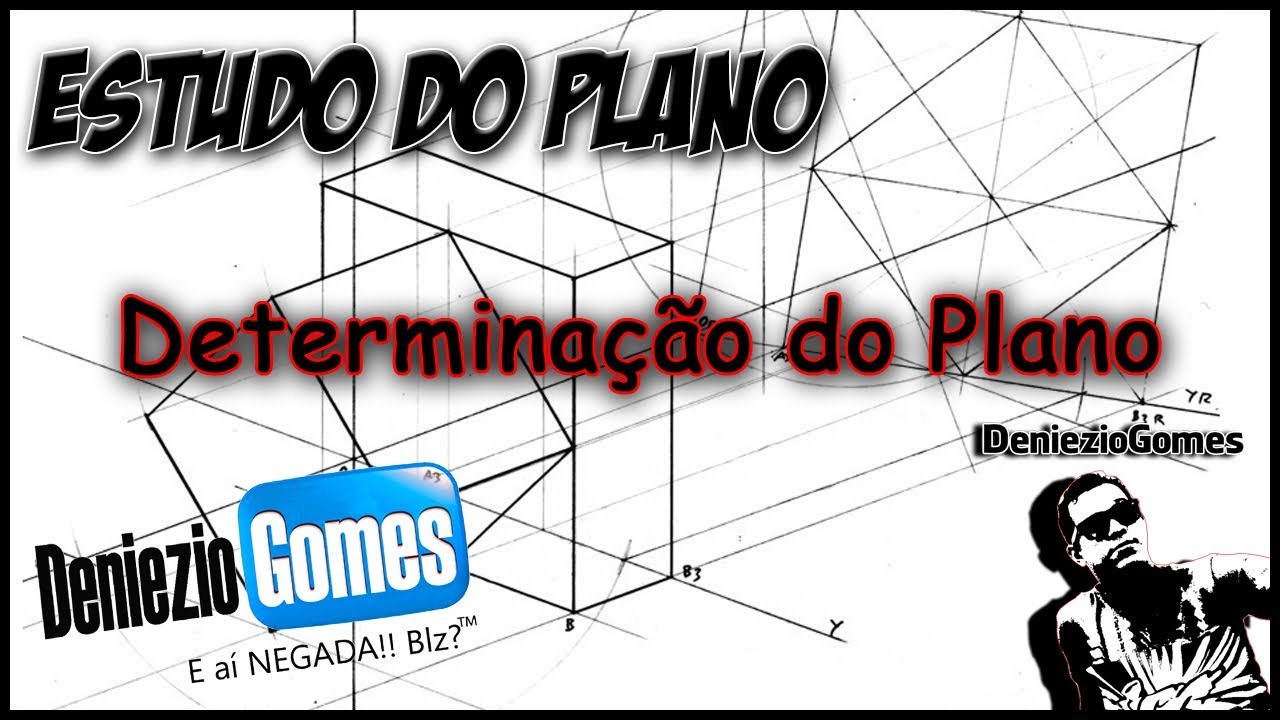 Geometria Descritiva - DETERMINAÇÃO DE UM PLANO