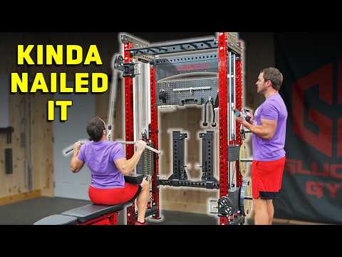 Mikolo Anubis-2.0 Smith Machine with Weight Stack, 3“×3” All-in-One Power Cage with LAT Pulldown & Cable Crossover, 3200LBS Multi-Function Trainer with Aluminum Pulley System for Fitness Home Gym video review thumbnail
