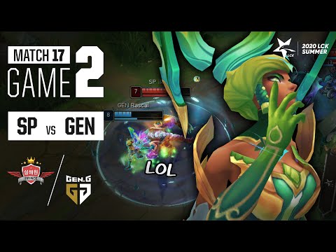 SP vs GEN | Match17 Game2 H/L | 2020 LCK Summer