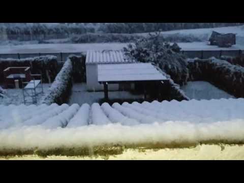 OMG! Snow in the Arenal (close to beach) Costa Blanca!