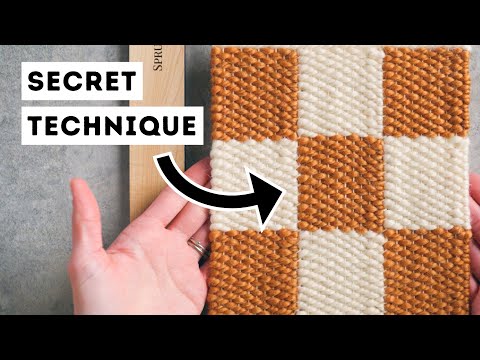 Learn to weave PERFECT checkers