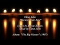 Elton John - Recover Your Soul (HD Lyrics)