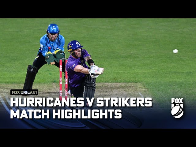 Hobart Hurricanes vs Adelaide Strikers – Match Highlights | Fox Cricket | 02/01/23