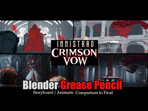 Innistrad: Crimson Vow Cinematic Trailer – Magic: The Gathering - Storyboard Comparison - BLENDER GP