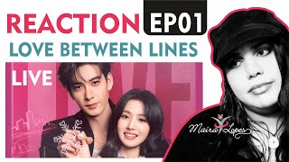 REACTION: LOVE BETWEEN LINES EP 01 (轧戏) Chen Xing Xu e Lu Yu Xiao - AO VIVO - Reação 1º EP