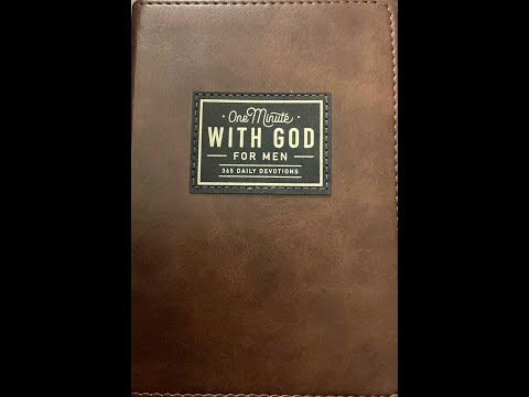 D.W. PASTOR BARRY - ONE MINUTE WITH GOD FOR MEN DEVOTIONAL - JANUARY 1 - FRESH START