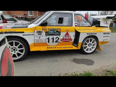 Start załogi #112 G. Olchawski / Ł. Wroński OS1 Zakrzów Rajd Nadwiślański 2021