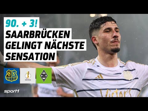 1. FC Saarbrücken - Borussia Mönchengladbach | DFB-Pokal Viertelfinale Highlights und Tore