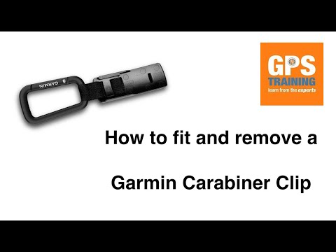 Fitting a Garmin Carabiner clip - step by step guide