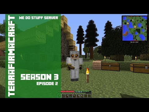 WDS Terrafirmacraft Build78 S03E02 - Food Preparation & Rope