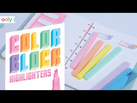 Color Block Highlighters