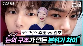 성형외과 전문의가 분석하는 코르티스 건호 주훈의 눈!ㅣ탑티어성형외과