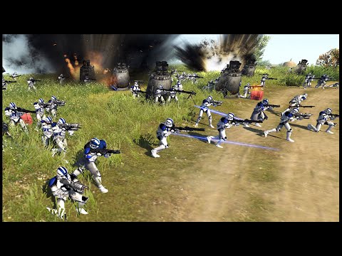 501st Airborne DROPSHIP LANDING! - Star Wars: Rico's Brigade S4E10