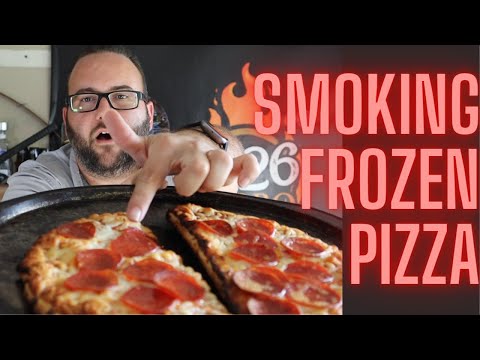 🍕🔥 Smoked Frozen Pizza | Smoking a Pizza on a Pellet Smoker | Weird BBQ Idea | Smoked Pizza 😱🔥👍